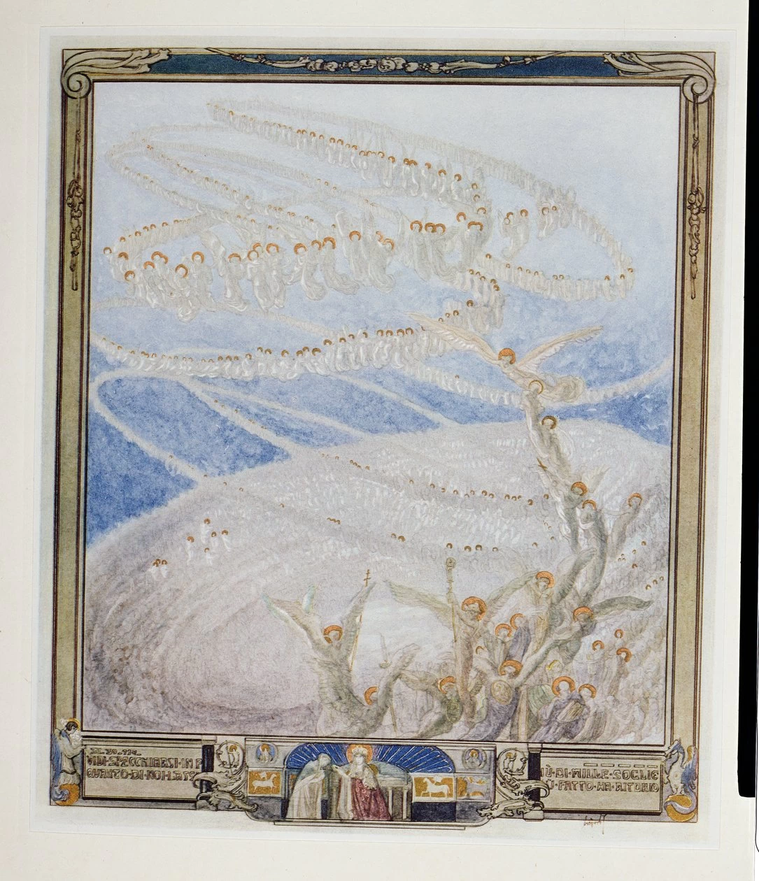 Illustrazione dalla Divina Commedia di Dante, Paradiso, Canto XXX
